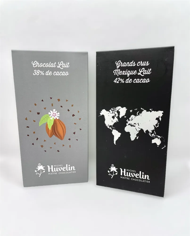 Carrés Pure Origine, lait ou noir (Mexique)