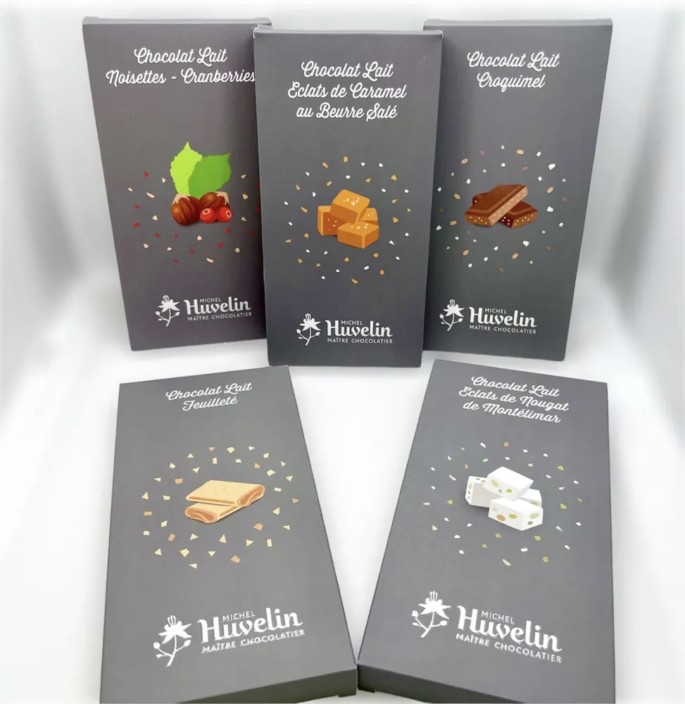 Tablettes au chocolat au lait