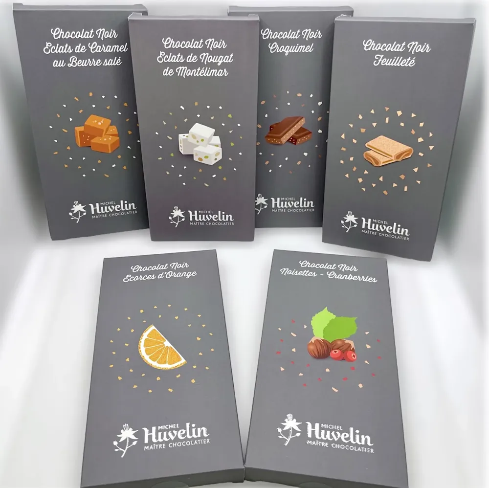 Tablettes au chocolat noir